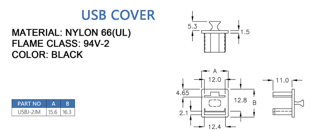 Protection case USBF-2JM